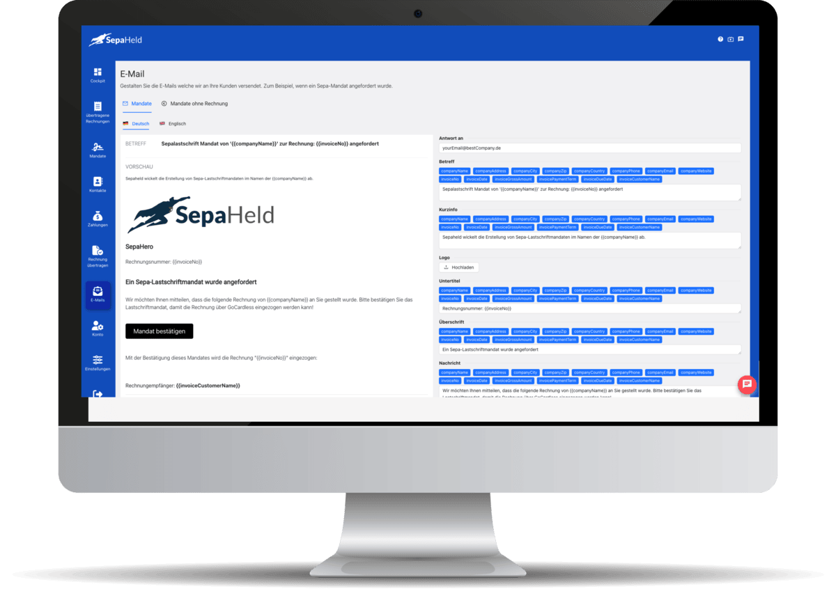 Sepaheld - Lastschrift Einzug automatisieren mit Lexoffice oder Sevdesk